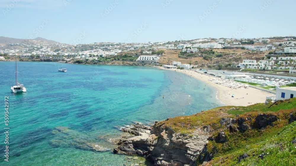 Mykonos Island and the Aegean Sea, Greece Mykonos Island and the Aegean Sea, Greece