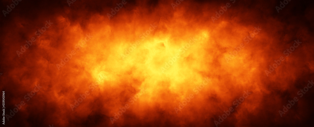 Artistic dark red hot fire flame copy space illustration background.