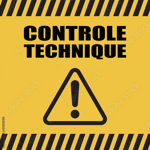 Logo contrôle technique.