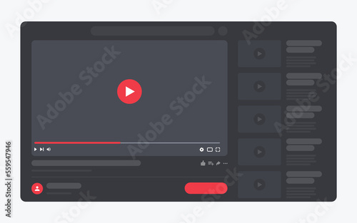 Digital Video Content Creator cover and UI channel art for content creators and digital marketers for videos and user interface.