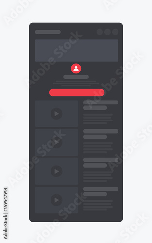 Digital Video Content Creator cover and UI channel art for content creators and digital marketers for videos and user interface.