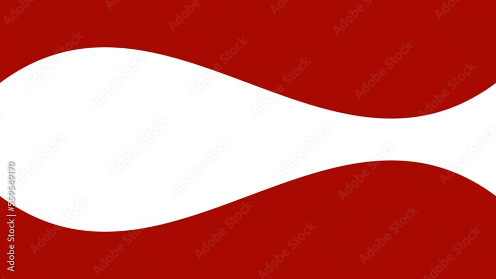 red white layers curved holiday lines stripes seamless loop motion video