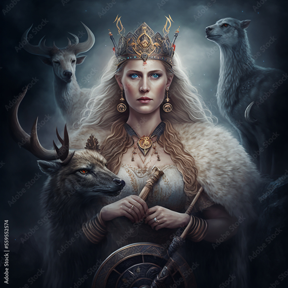 The goddess Frigg - Nordic Sisterhood