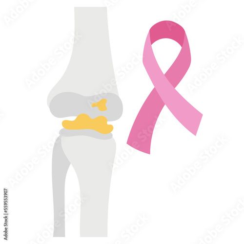 Bone Cancer flat icon