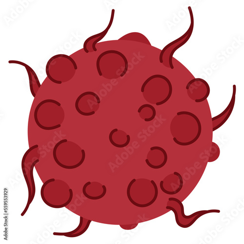Cancer flat icon