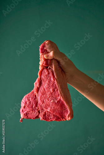 Bistecca carne close up macro bistrot italiano cucina italia
 photo