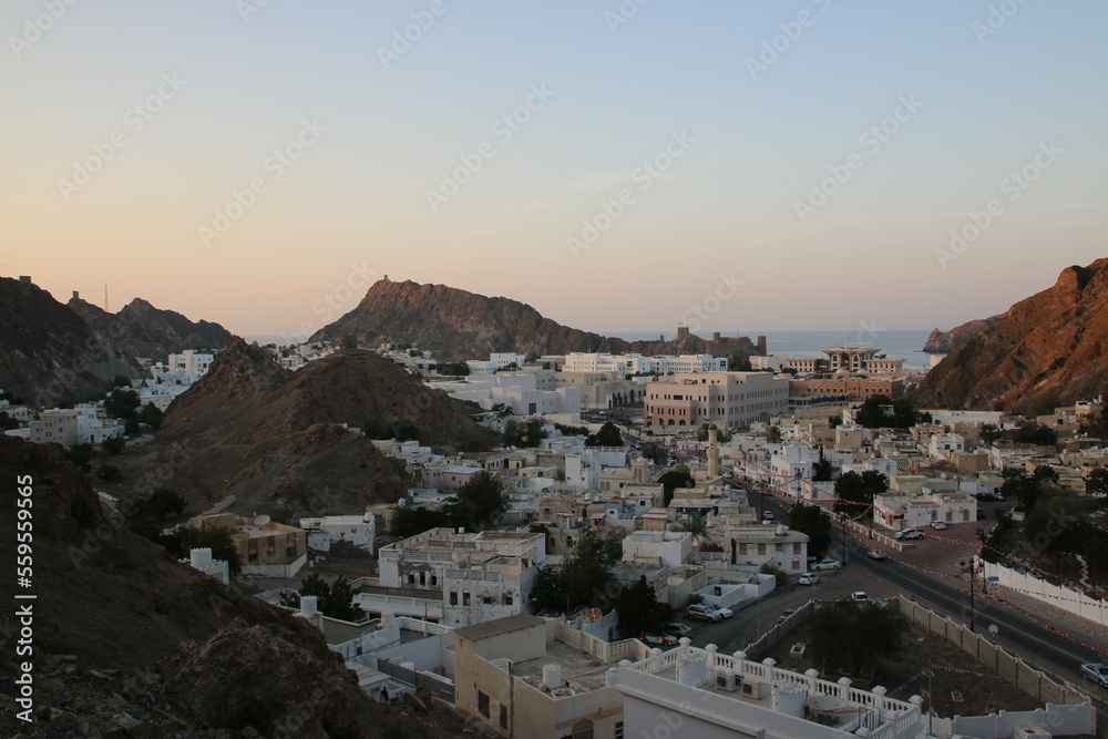 Mutrah - Panorama (Muscat, Oman)