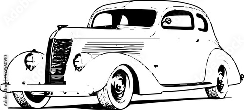 Coloring Book, Children, Illustration, Malbuch, Cute, Car, Wedding, Kinderbuch, Kinder, Seite, ausmalen, buntstifte, schwarz, weiß, Oldtimer, classic, car, hochzeitsauto, wagen, blumen, zelten, camp