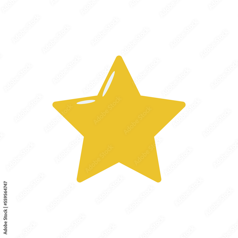Star vector logo. Alone star Star vector logo. Alone star