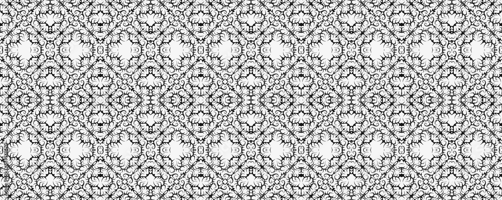 Gothick style. Vintage background. Seamless texture. Abstract forms. Seamless vintage background. Texture for wallpaper and fabric