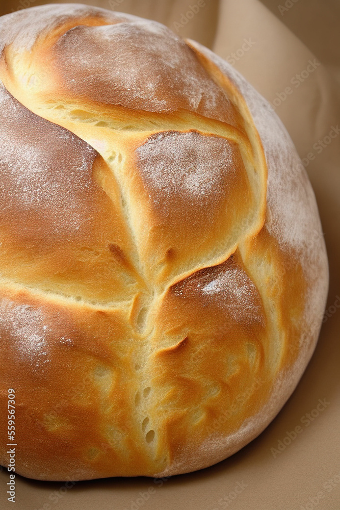 Different kinds of fresh bread as background. IA Tehnology Different kinds of fresh bread as background. IA Tehnology