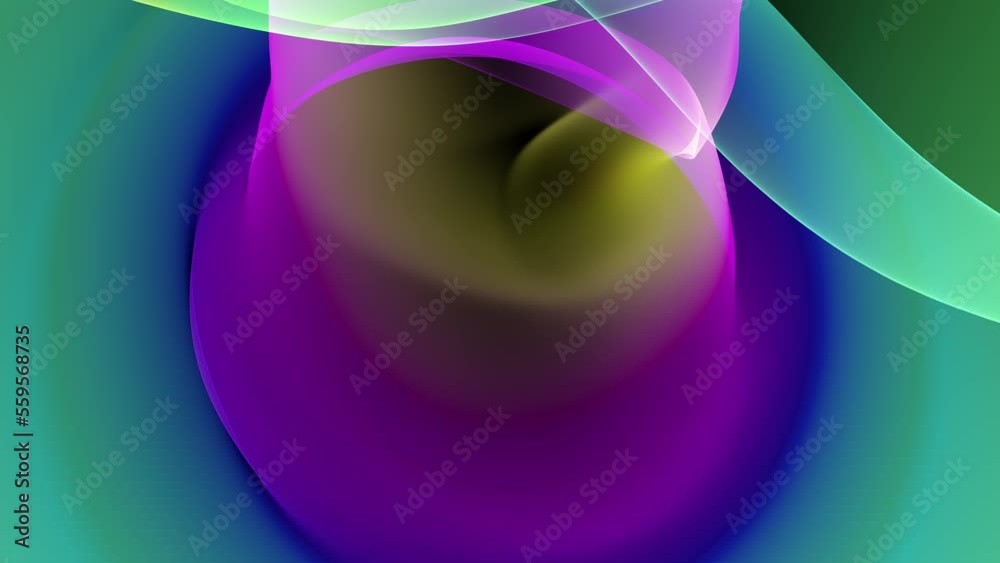 silk tunel multikolor background looped animation