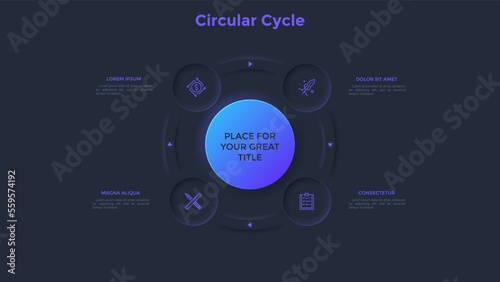 Modern Infographic Vector Template