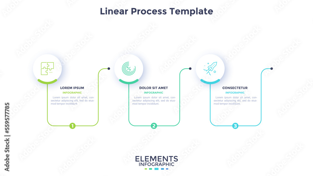 Obraz premium Modern Infographic Vector Template