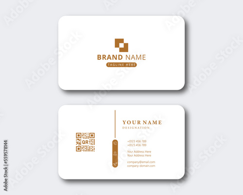 Business card design template, Clean professional business card template, visiting card, business card template.