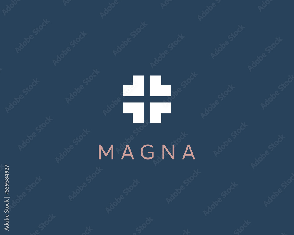 Abstract cross logo design. Universal plus clinic pharmacy icon. Vector illustration. Abstract cross logo design. Universal plus clinic pharmacy icon. Vector illustration.