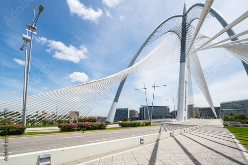 The Seri Wawasan Bridge in Putrajaya photo