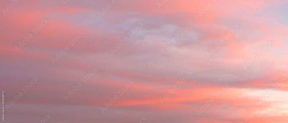 Beautiful sky sunset background for blank, page or template