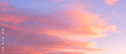 Beautiful sky sunset background for blank, page or template © Aleksandr Matveev