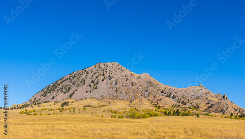 Bear Butte and Blue Sky, Bear Butte State Park, South Dakota, USA photo
