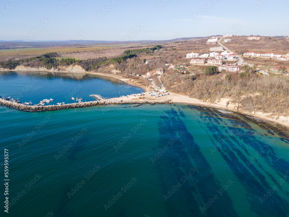 Black sea Coastline near Saint Athanasius cape, Bulgaria