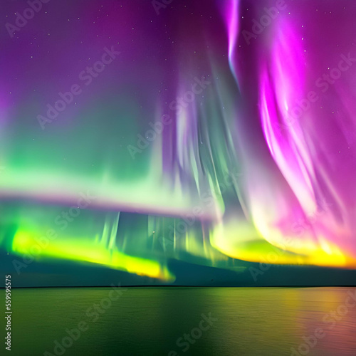 Northern Lights image, realistic, 4K