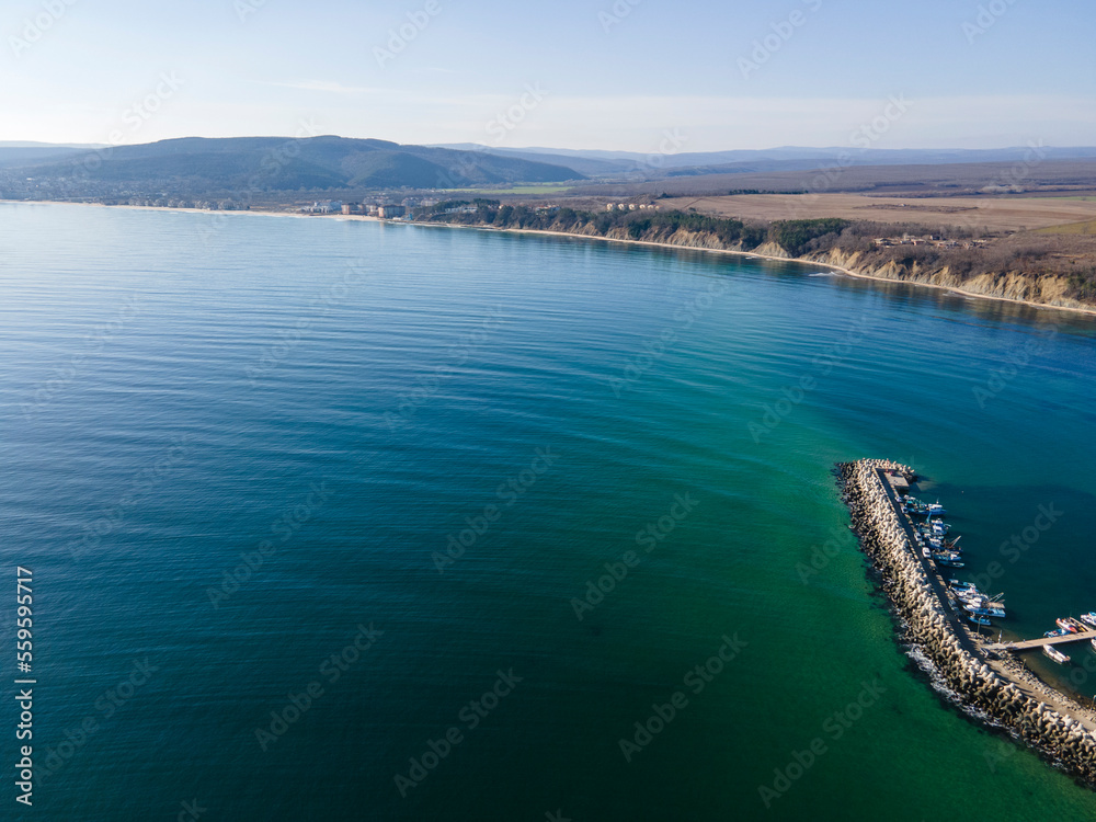 Black sea Coastline near Saint Athanasius cape, Bulgaria