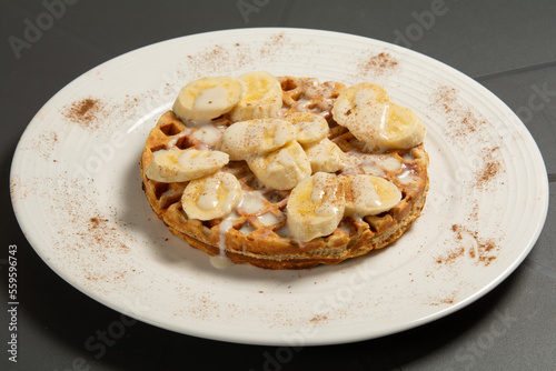 waffle of banana