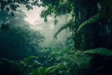 Misty Rainforest, Generative AI