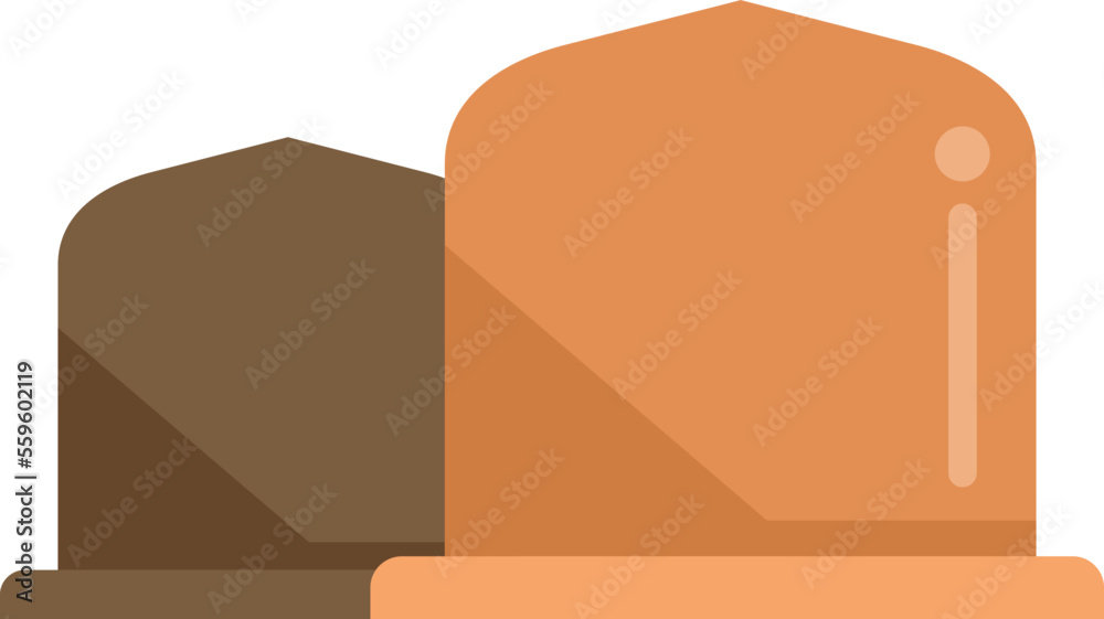 Capsule coffee set icon flat vector. Espresso cafe. Cup pleasure isolated Capsule coffee set icon flat vector. Espresso cafe. Cup pleasure isolated