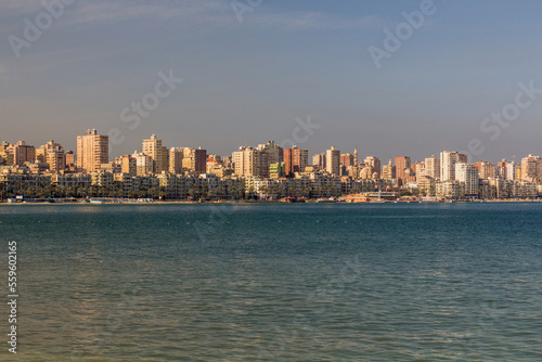 Skyline view of Alexandria, Egypt © Matyas Rehak