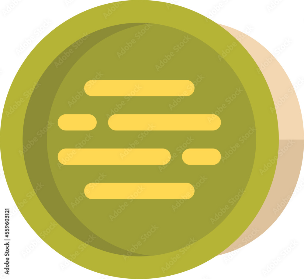 Flavor capsule icon flat vector. Cafe espresso. Drink aroma isolated Flavor capsule icon flat vector. Cafe espresso. Drink aroma isolated