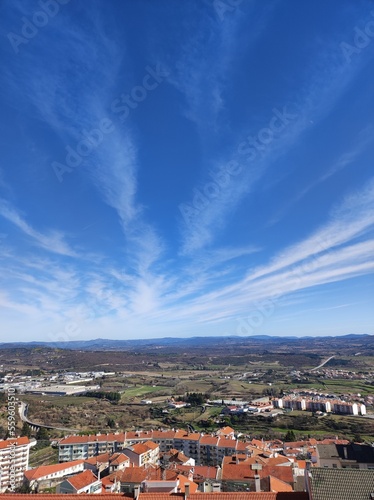Views of the city of Covilhã, in Portugal.