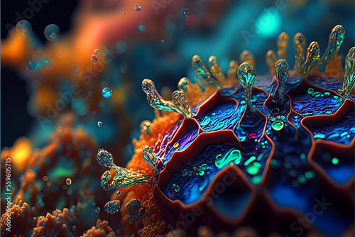 Alien Microscopic Life, Generative AI