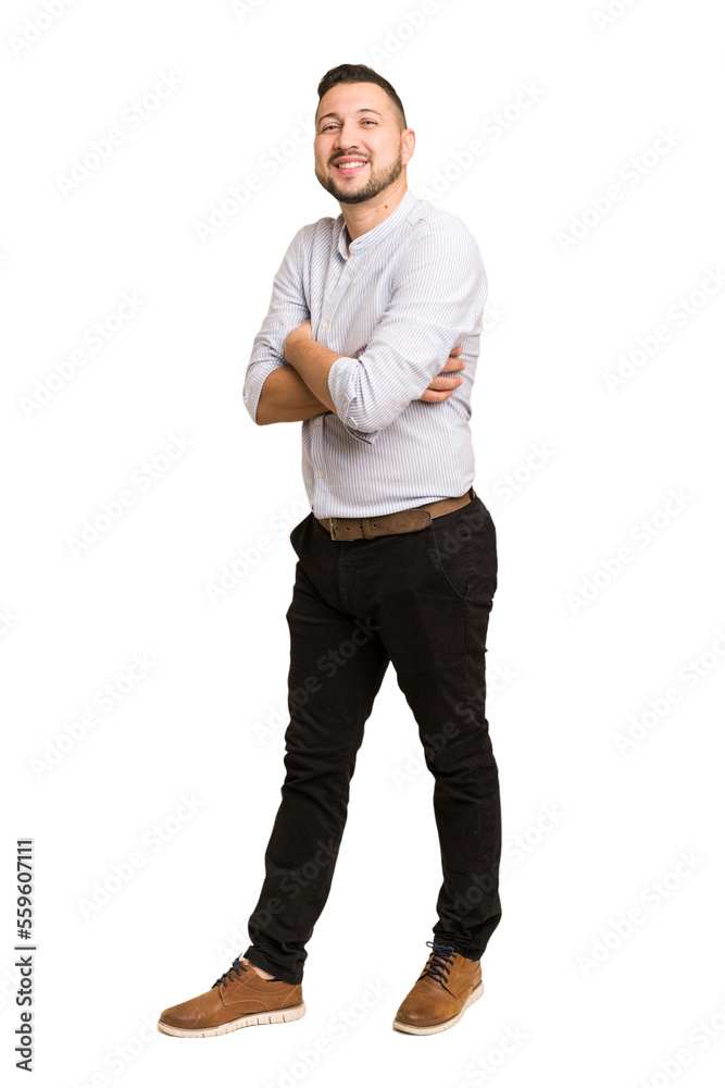 Adult latin man full body photo isolated cut out Adult latin man full body photo isolated cut out