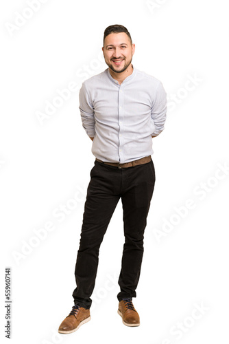 Konstfotografi Adult latin man full body photo isolated cut out