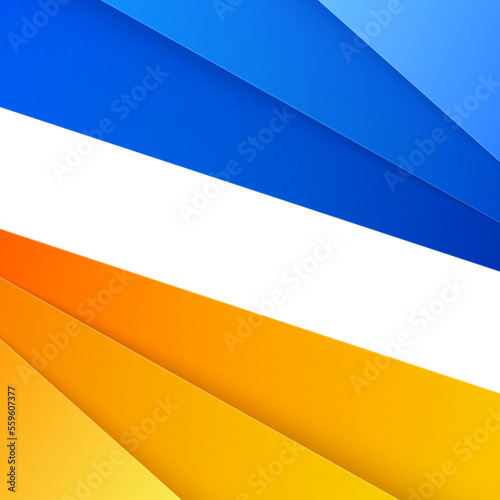 Abstract background with colorful paper layers