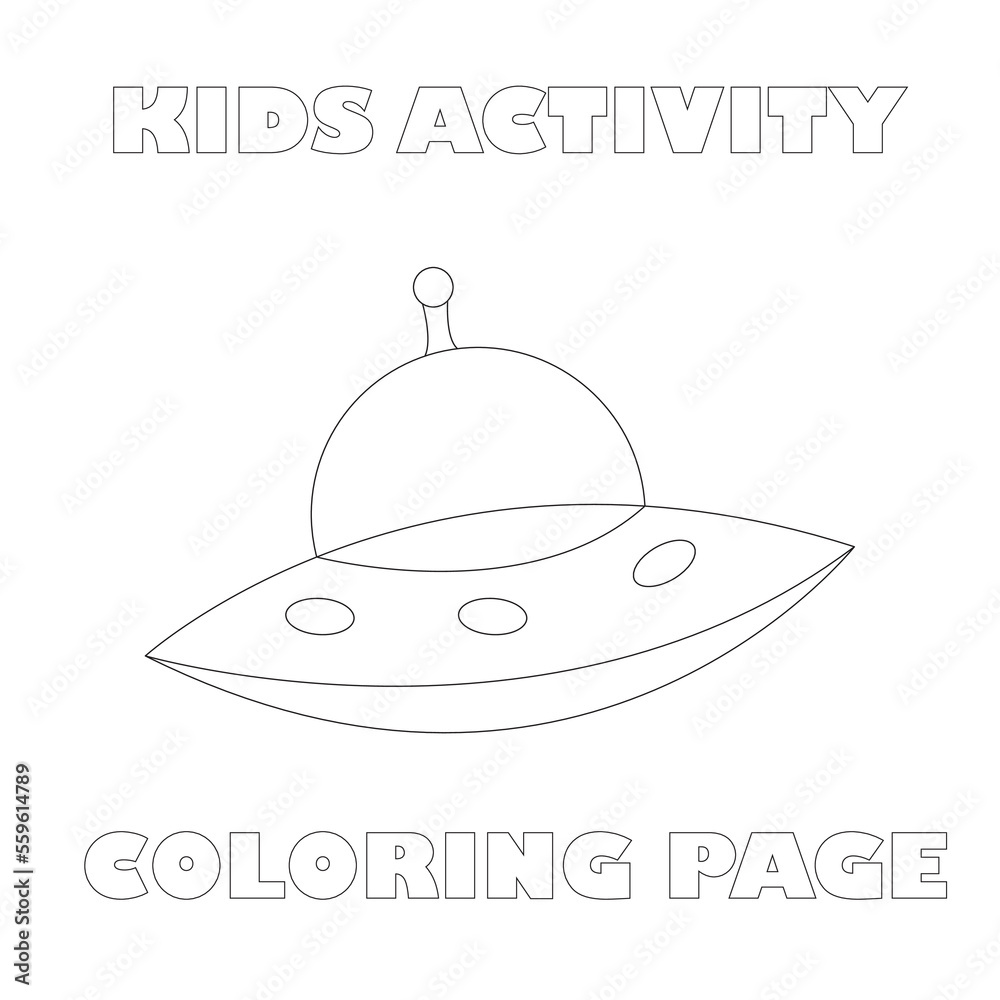 Fototapeta premium Kids Activity Coloring page