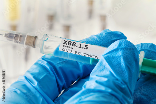xbb 1.5 omicron covid-19 vaccination concept photo