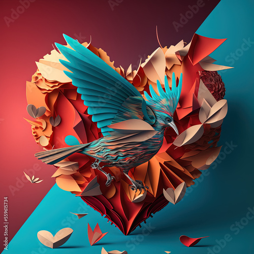 Heart, Folded Paper © Dustin