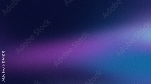Dark blue purple color gradient background, grainy texture effect, web banner abstract design, copy space photo
