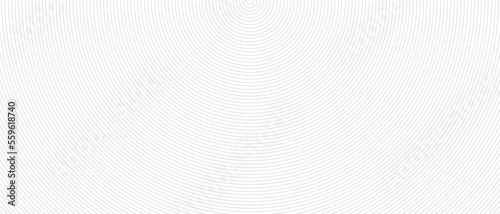 Fototapeta Naklejka Na Ścianę i Meble -  Circle lines pattern on white background. Circle lines pattern for backdrop, brochure, wallpaper template. Realistic lines with repeat circles texture. Simple geometric background, vector illustration