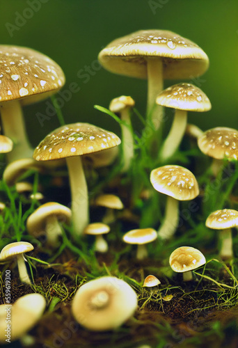 Macro Mushrooms, AI