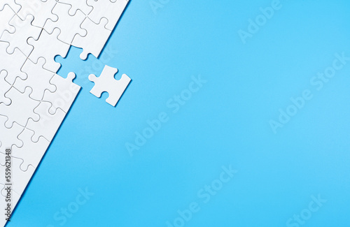 Puzzle with missing piece