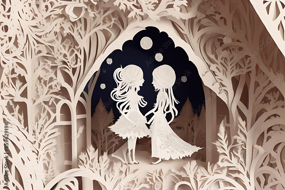 Happy couple wedding engagement card