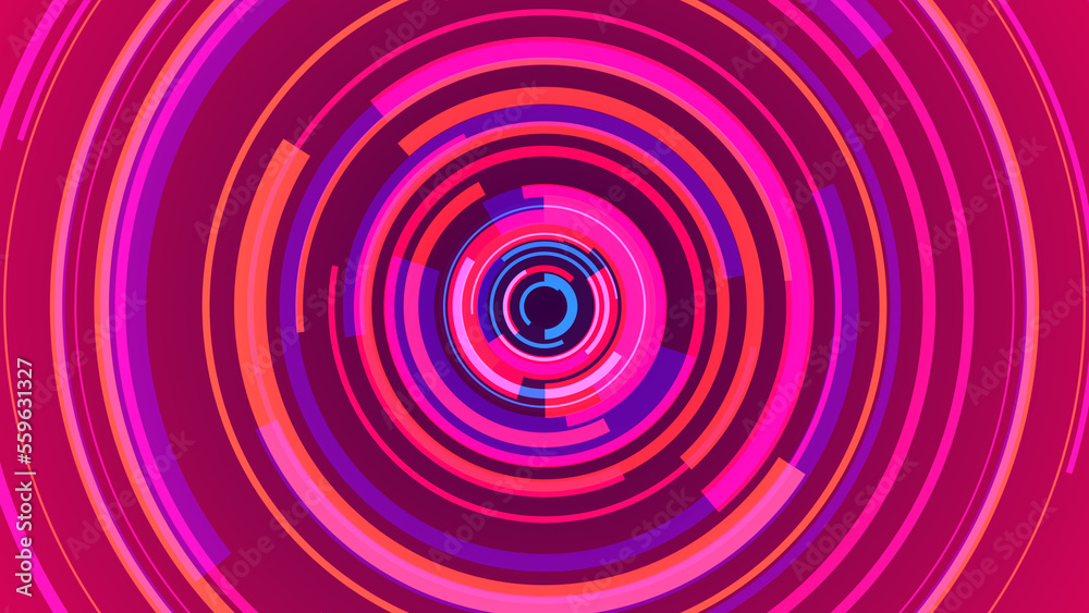 Abstract circle pink neon future technology background. Abstract circle pink neon future technology background.