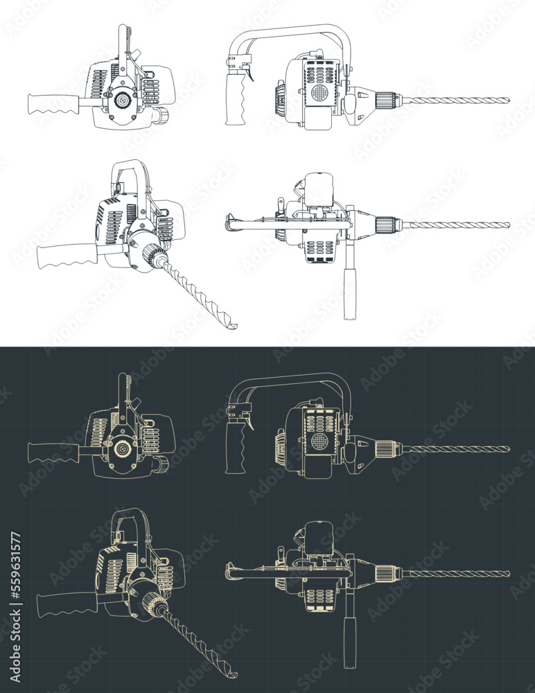 Hammer drill blueprints