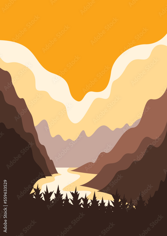 Fototapeta premium Landscape Background 9