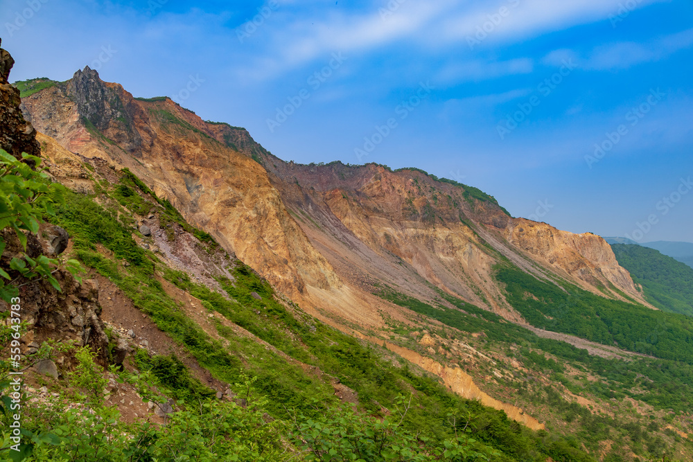 新緑の磐梯山