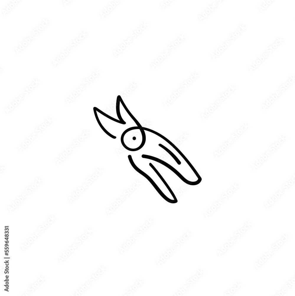 Pliers Line Style Icon Design Pliers Line Style Icon Design